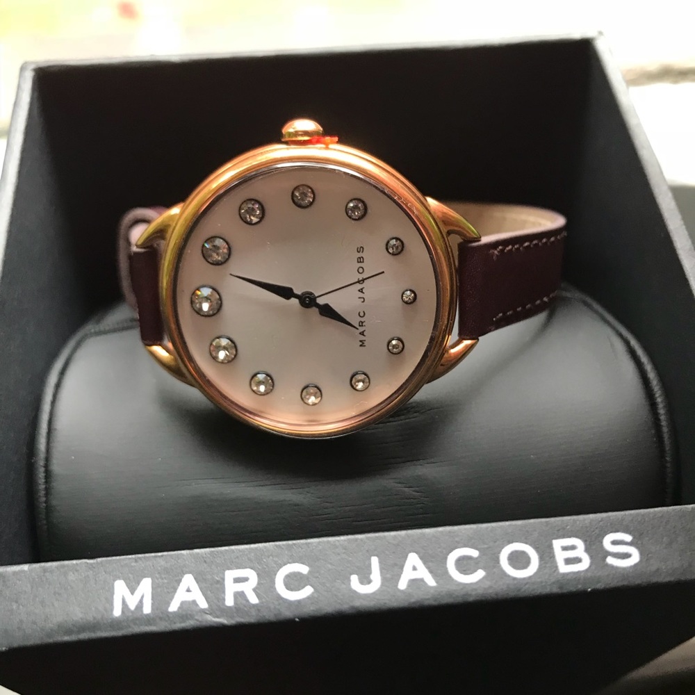 $175 Marc Jacobs Watch with Leather Band